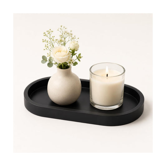 Soap Tray / Vanity Tray / 10.1 x 5 x 1 / Black