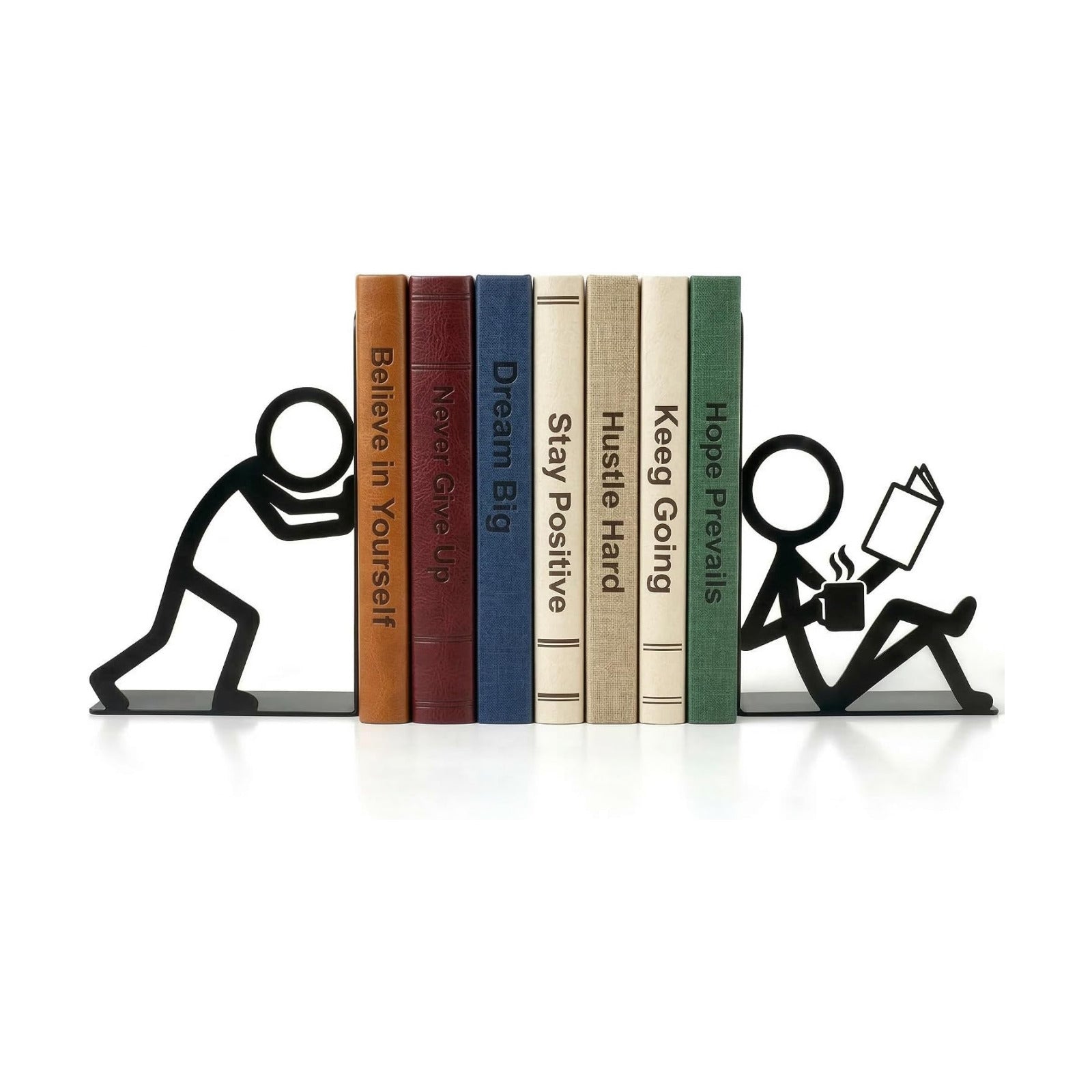 Metal Bookends / Book Ends / People