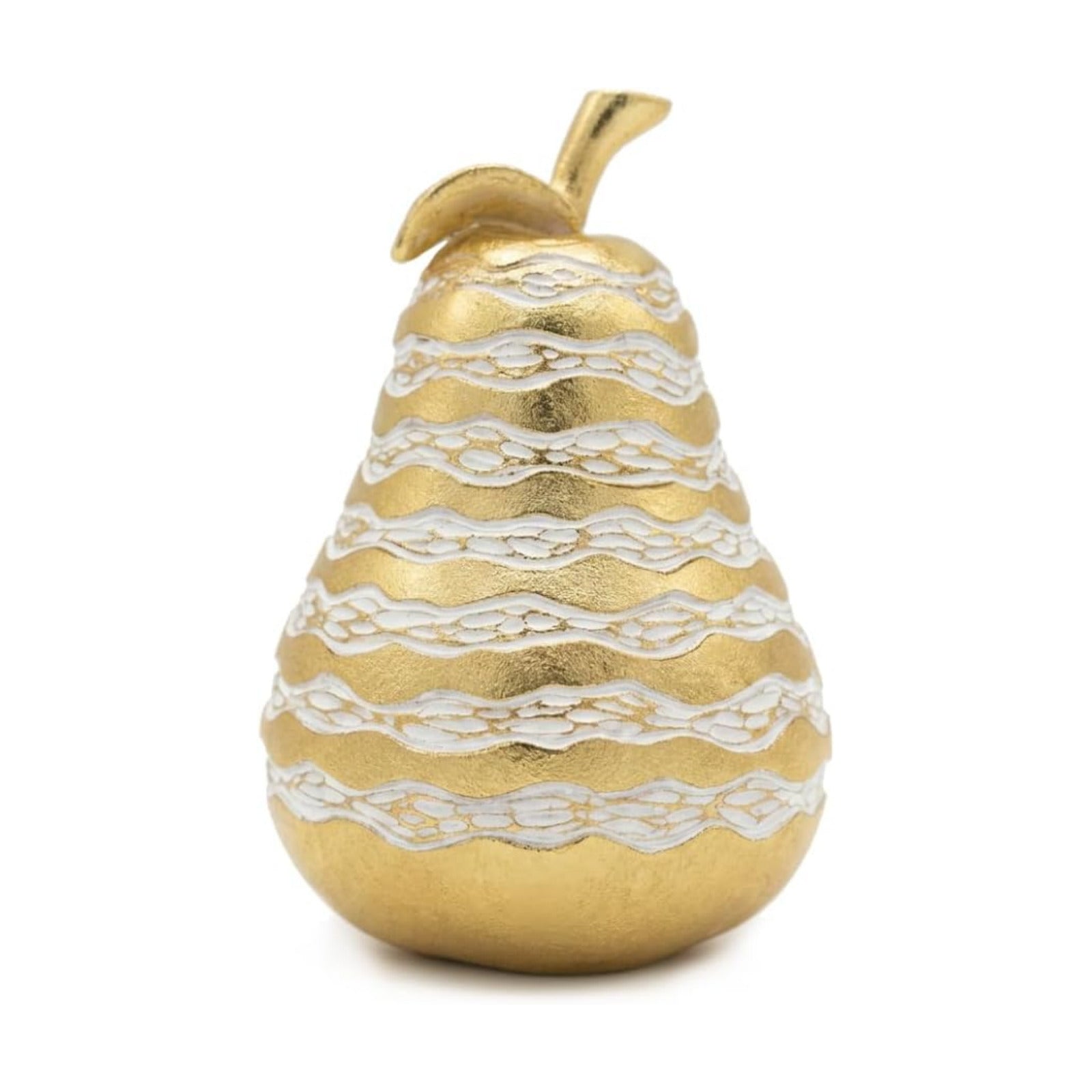 Pear Decor Modern Home Decor Abstract Sculptural Figurine / Gold