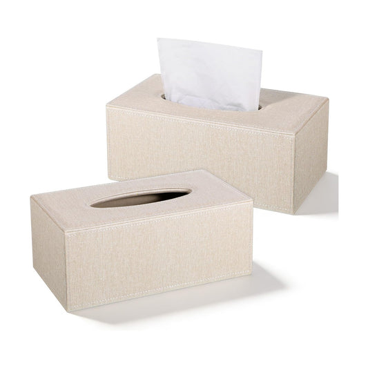 Tissue Box Cover Rectangular / 9.8 x 5.3 x 4.1 / Set of 2