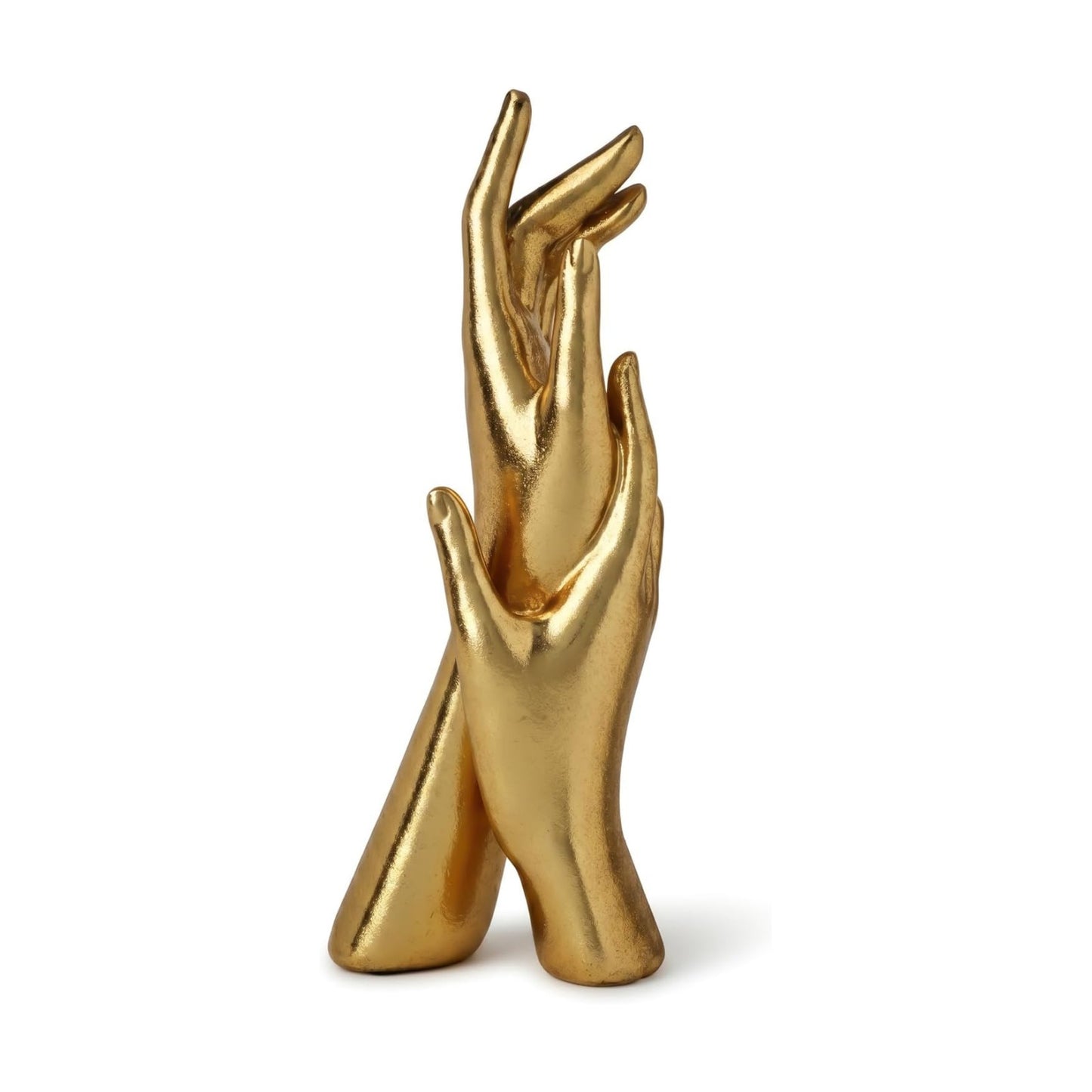 Hand-Applied Leaf Finish Type / Interlocking Hands / Gold