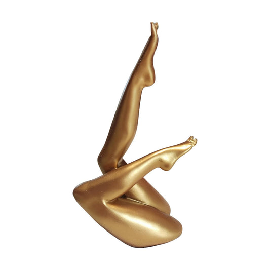 Elegant Legs Statues Living Room / Gold