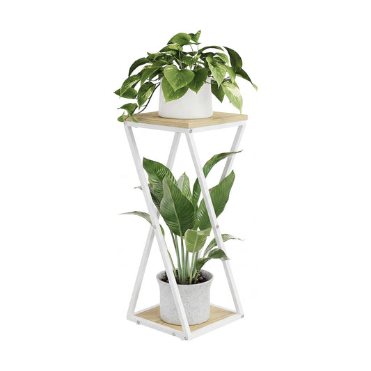 Bamworld Tall Plant Stand Indoor Corner Plant Shelf Tiered Plant Stand Wood Plant Table Heavy Duty Flower Pot Stands
