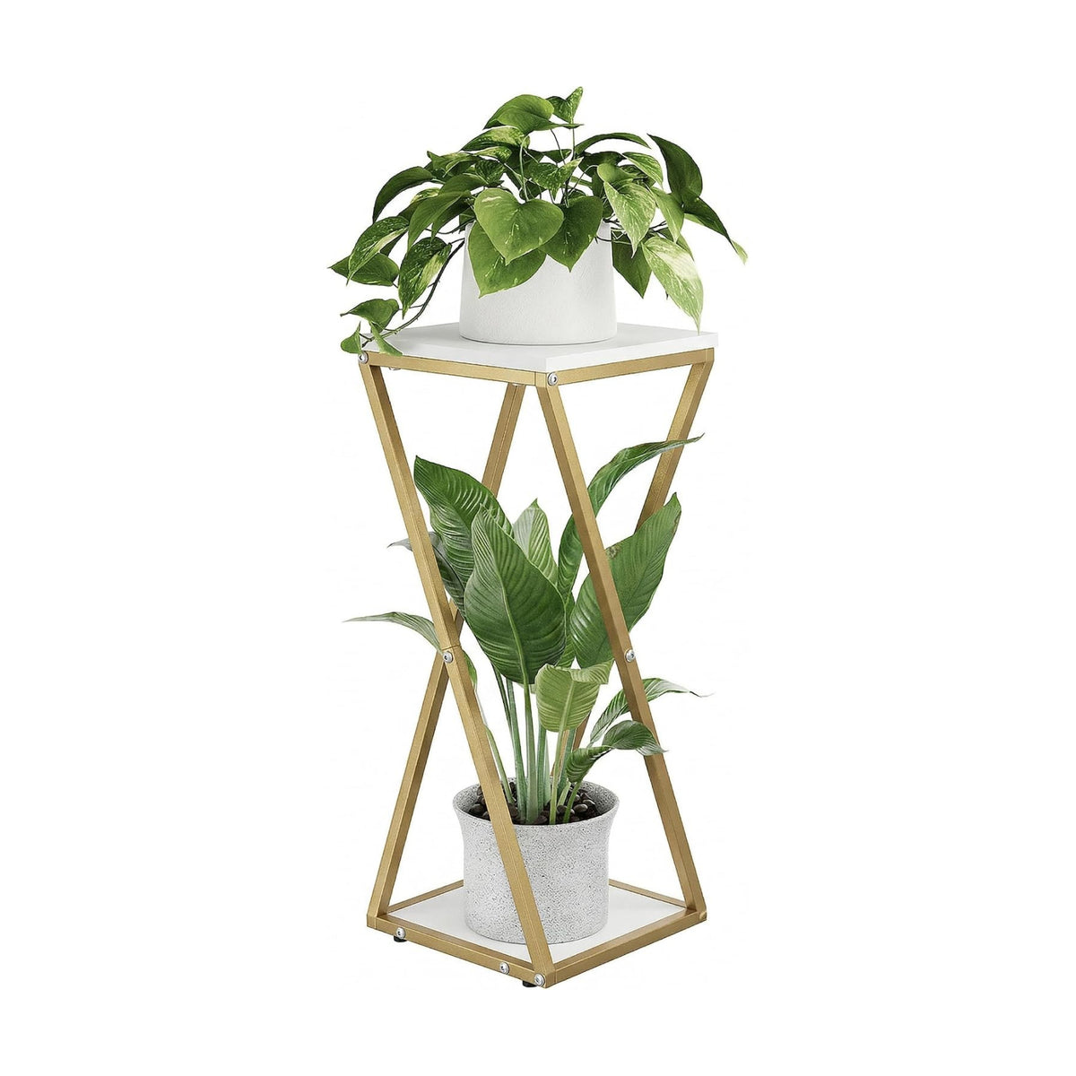 Bamworld Tall Plant Stand Indoor Corner Plant Shelf Tiered Plant Stand Wood Plant Table Heavy Duty Flower Pot Stands