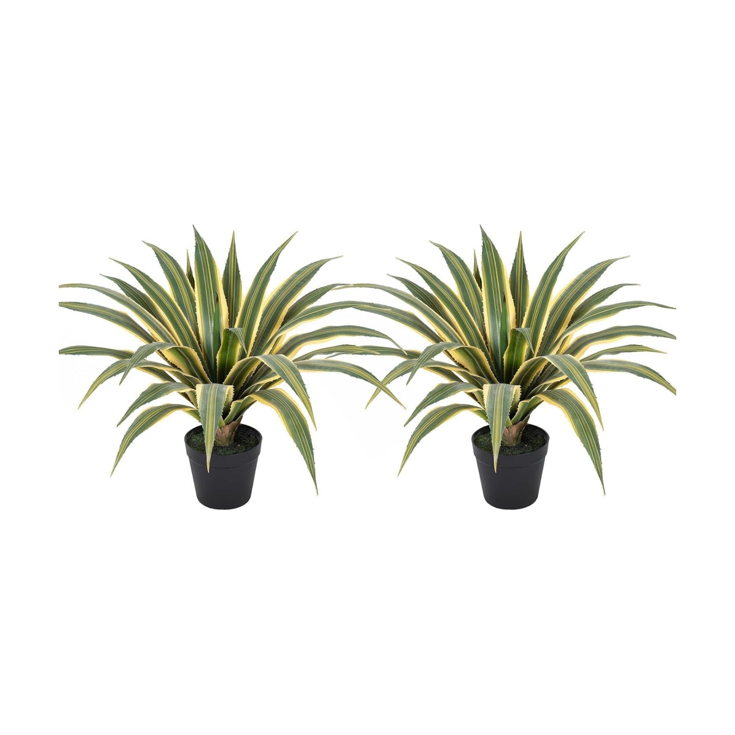 Artificial Agave Plants Outdoor / Set of 24
