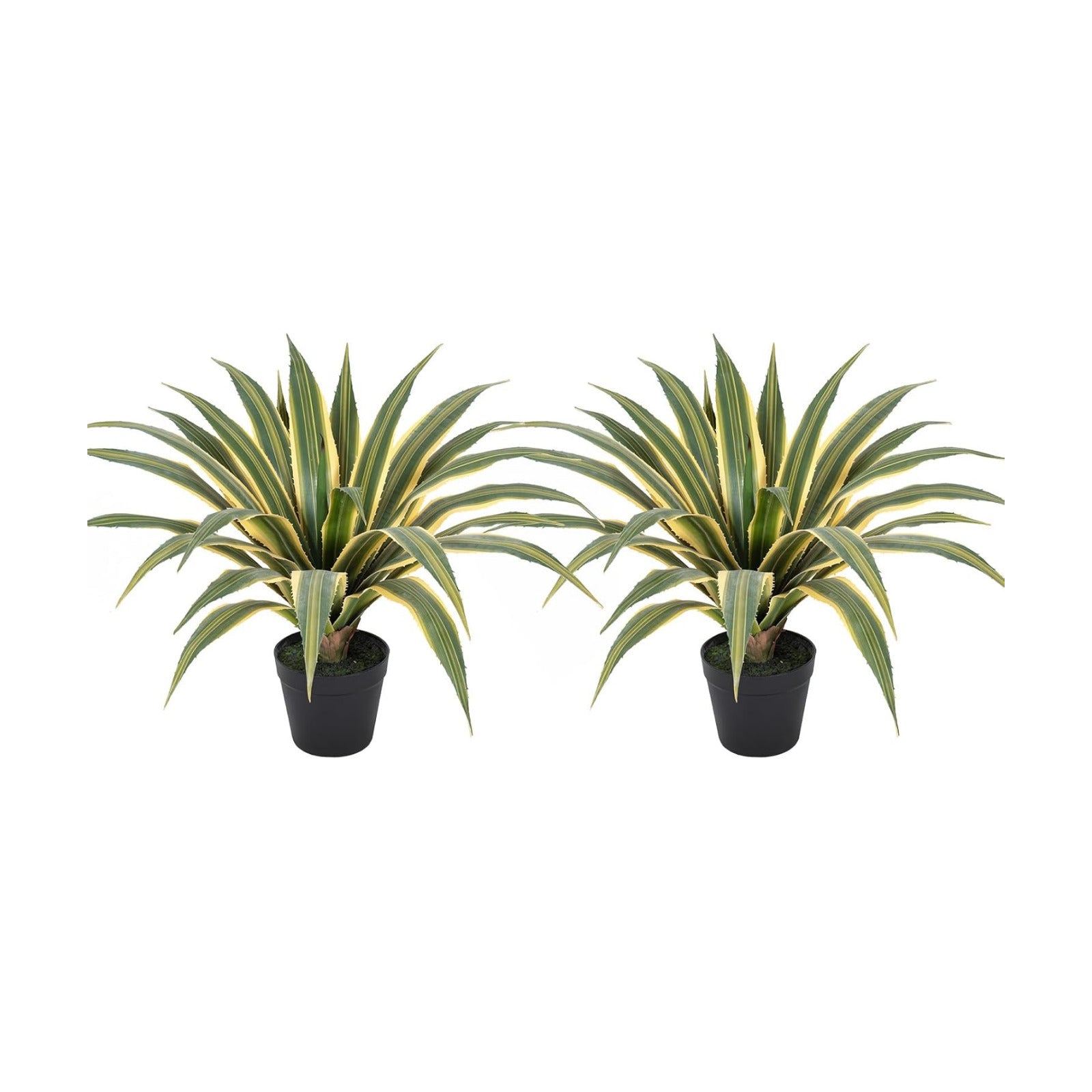 Artificial Agave Plants Outdoor / Set of 24