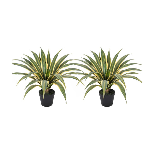Artificial Agave Plants Outdoor / Set of 24