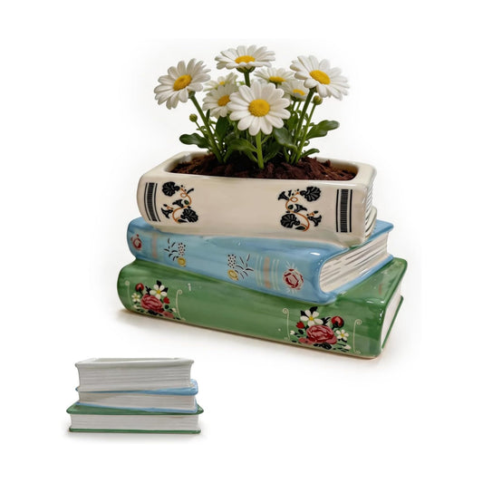 Book Vase / Book Flower Vase / 7 x 3.9 x 3.7