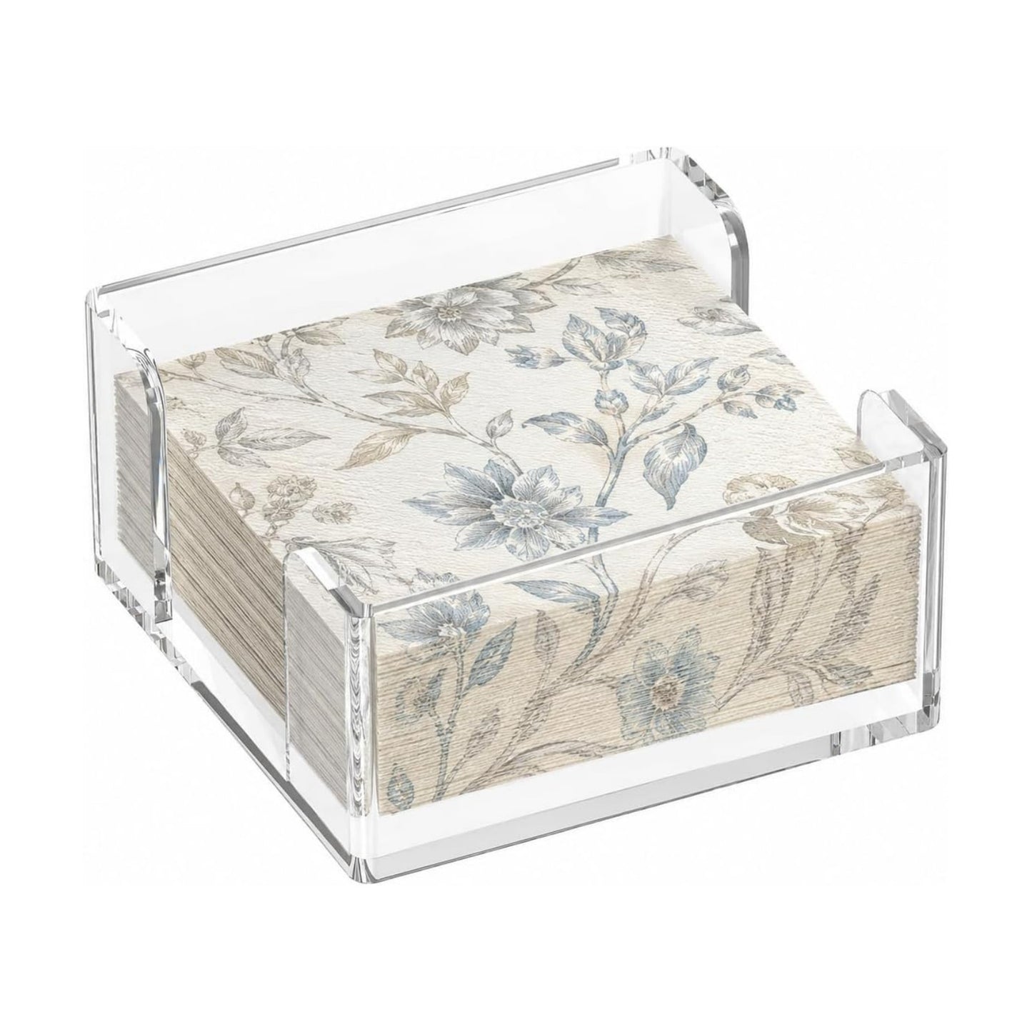 Acrylic Napkin Holder / Clear / Vertical