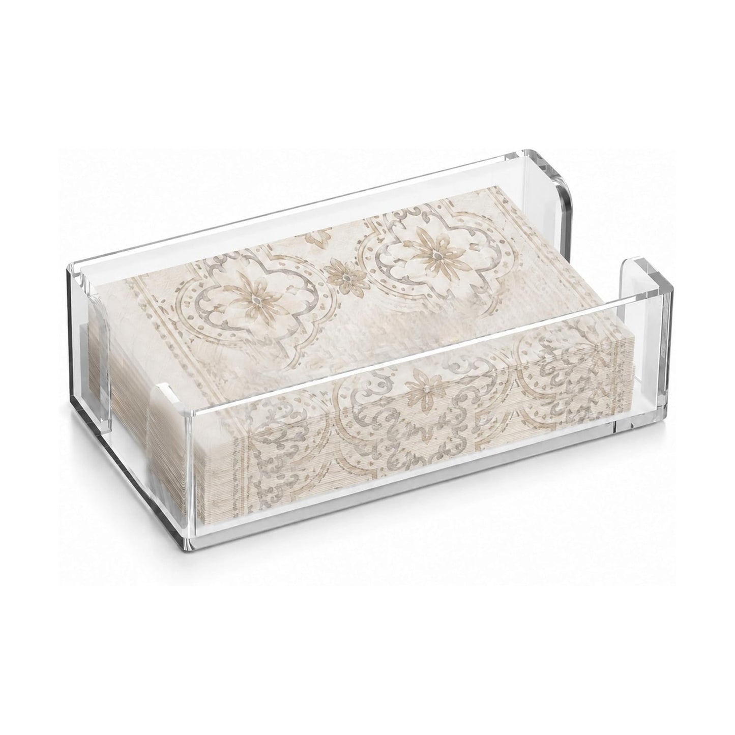 Acrylic Napkin Holder / Clear / Vertical