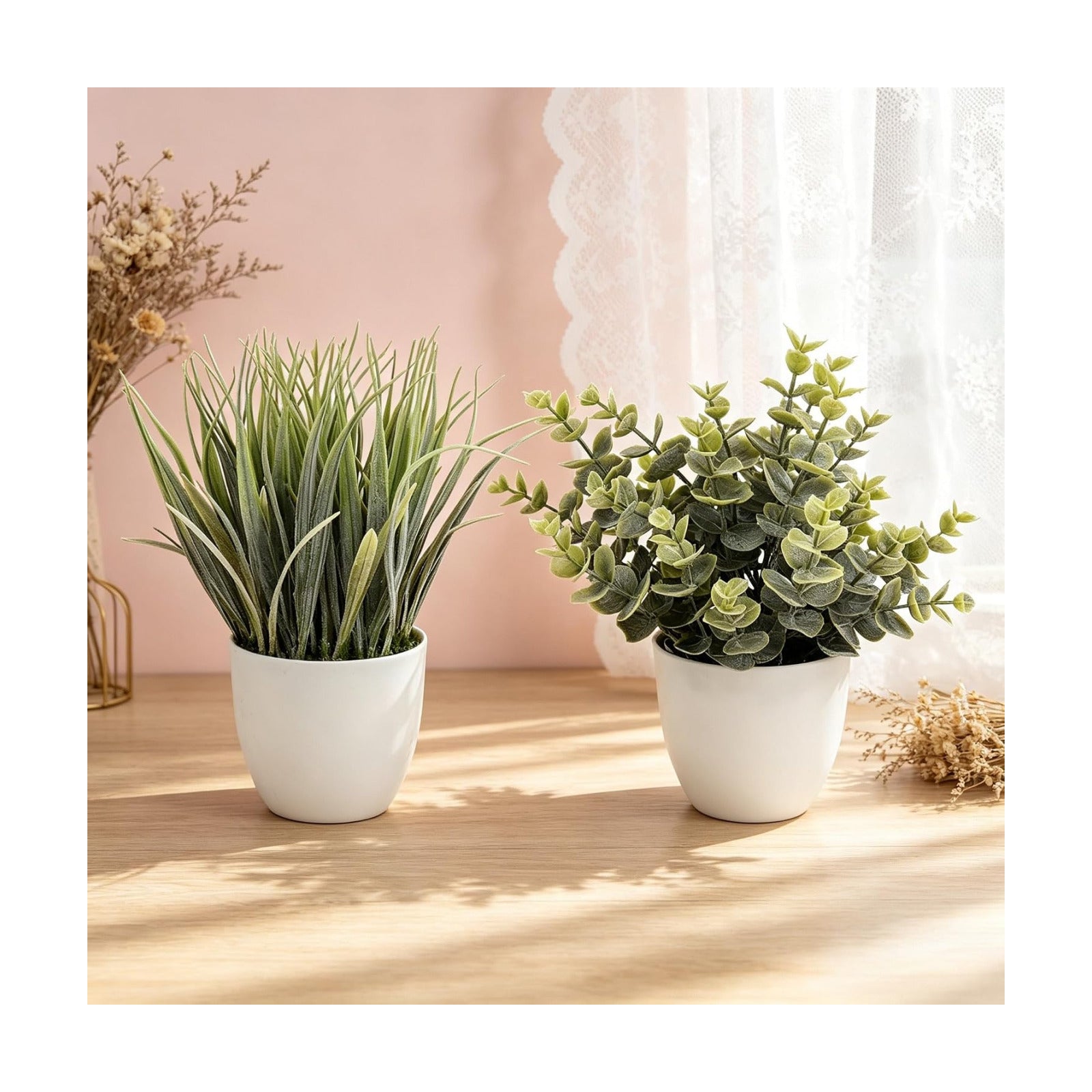 Faux Plants Indoor / Set of 2