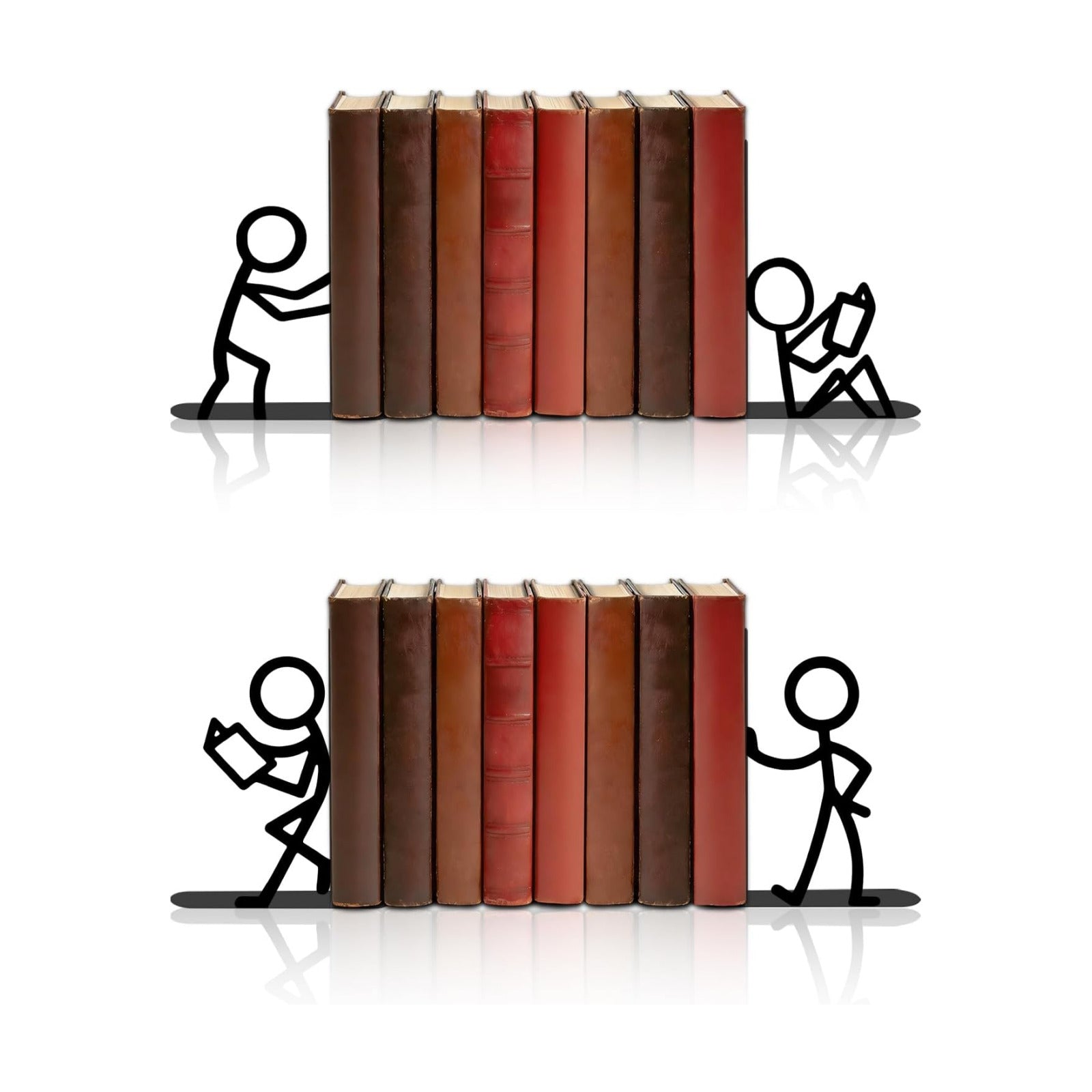 Metal Bookends / Metal Bookends Decorative Unique