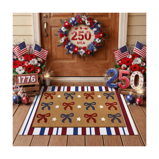 Tinideya 2 23.6 X 35.4 Inches Bow Red Blue White