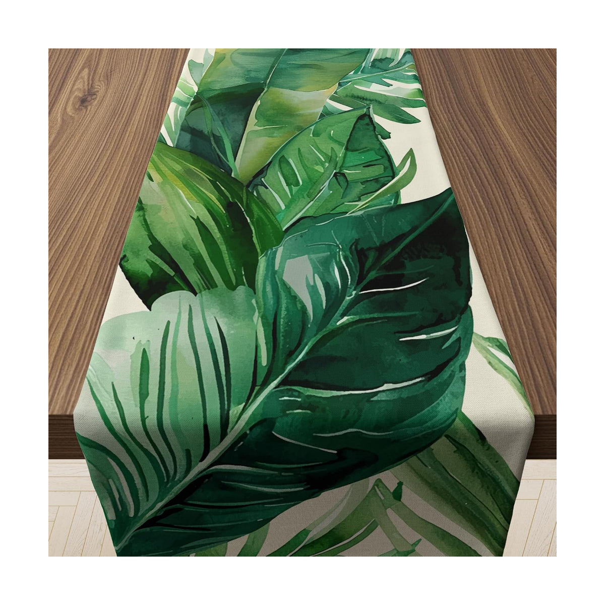 Luau Party Decorations - Palm Leaves Table Runner | Love Island Hawaiian Theme Party Decorations for Summer - Tropical Beach Backdrop Decor Birthday Party Supplies Favors for Home Kitchen Dining