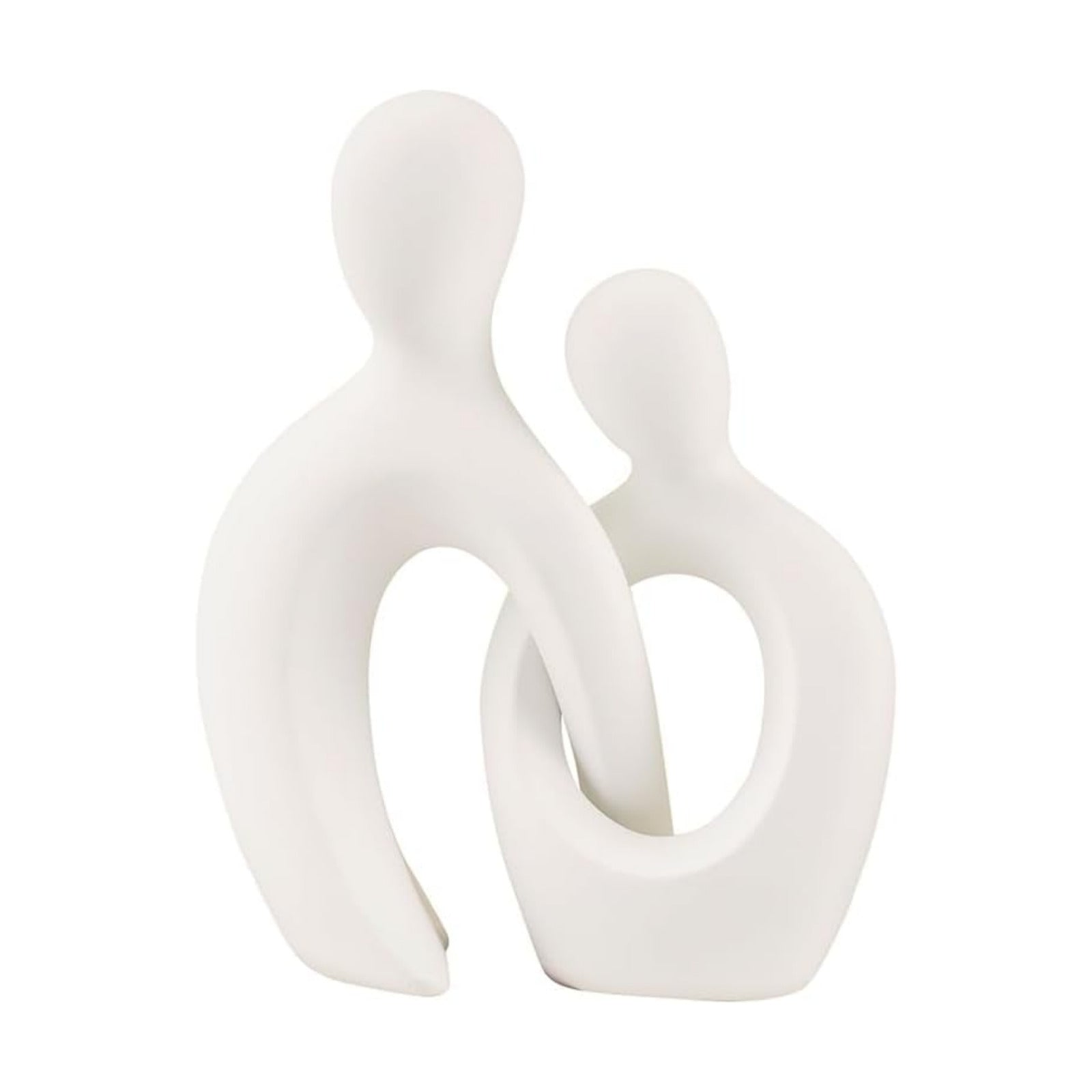 Resin Art Statue Decor / White
