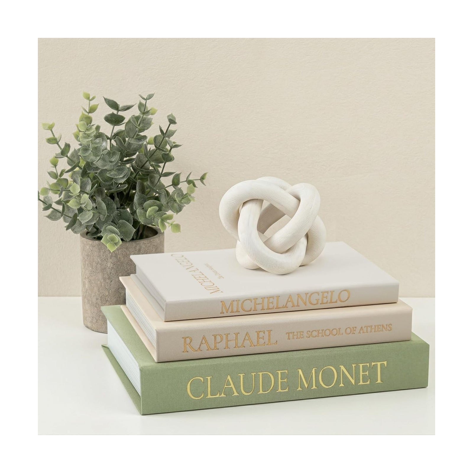 Sage Green Faux Book Box Set of 3 - Linen Decorative Books for Shelves, Fake Books for Decoration with Secret