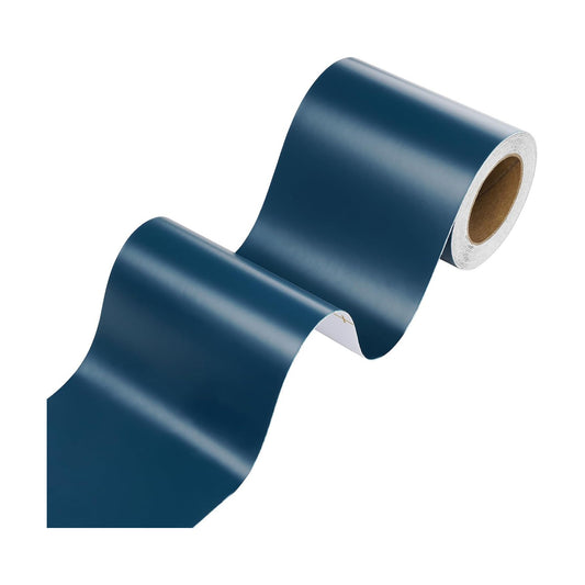 Border Wallpaper Peel and Stick Bathroom Mirror Frame Waterproof Removable / 3 x 600 / Navy Blue