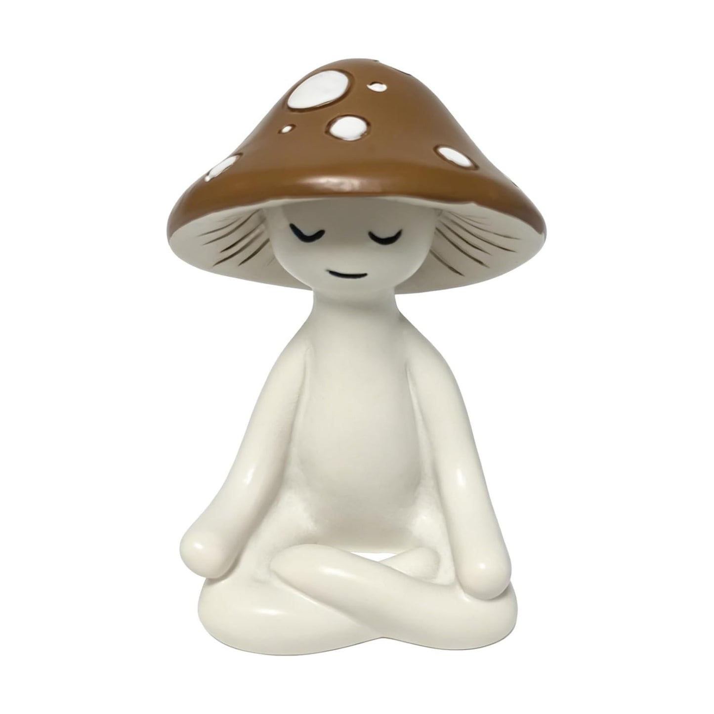 Meditation Mushroom Statue / Small Figurines Mushrooms Decor