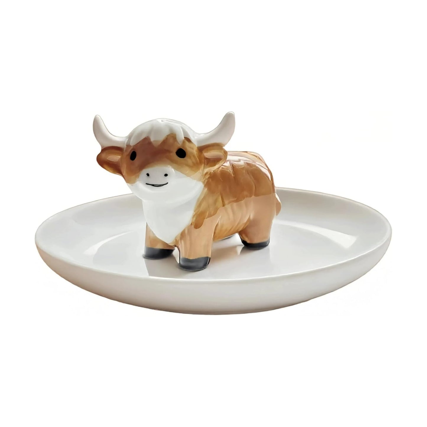 Jewerly Tray / Highland Cow Ring Holder for Women