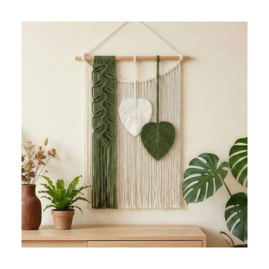 Modern Wall Art / Vertical Leaf