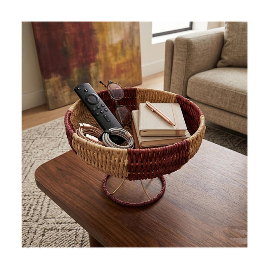 Handmade Paper Rope Basket / Small