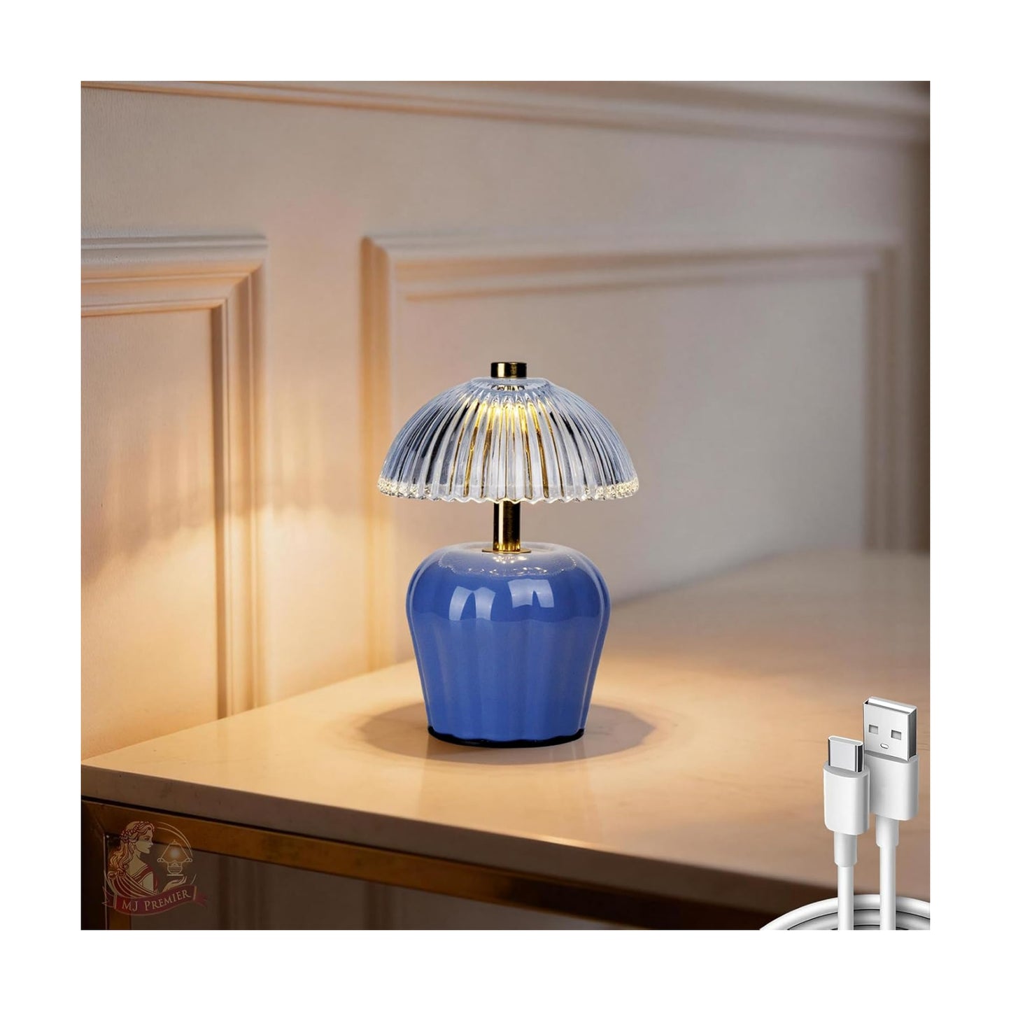 Rechargeable Table Lamp / Blue