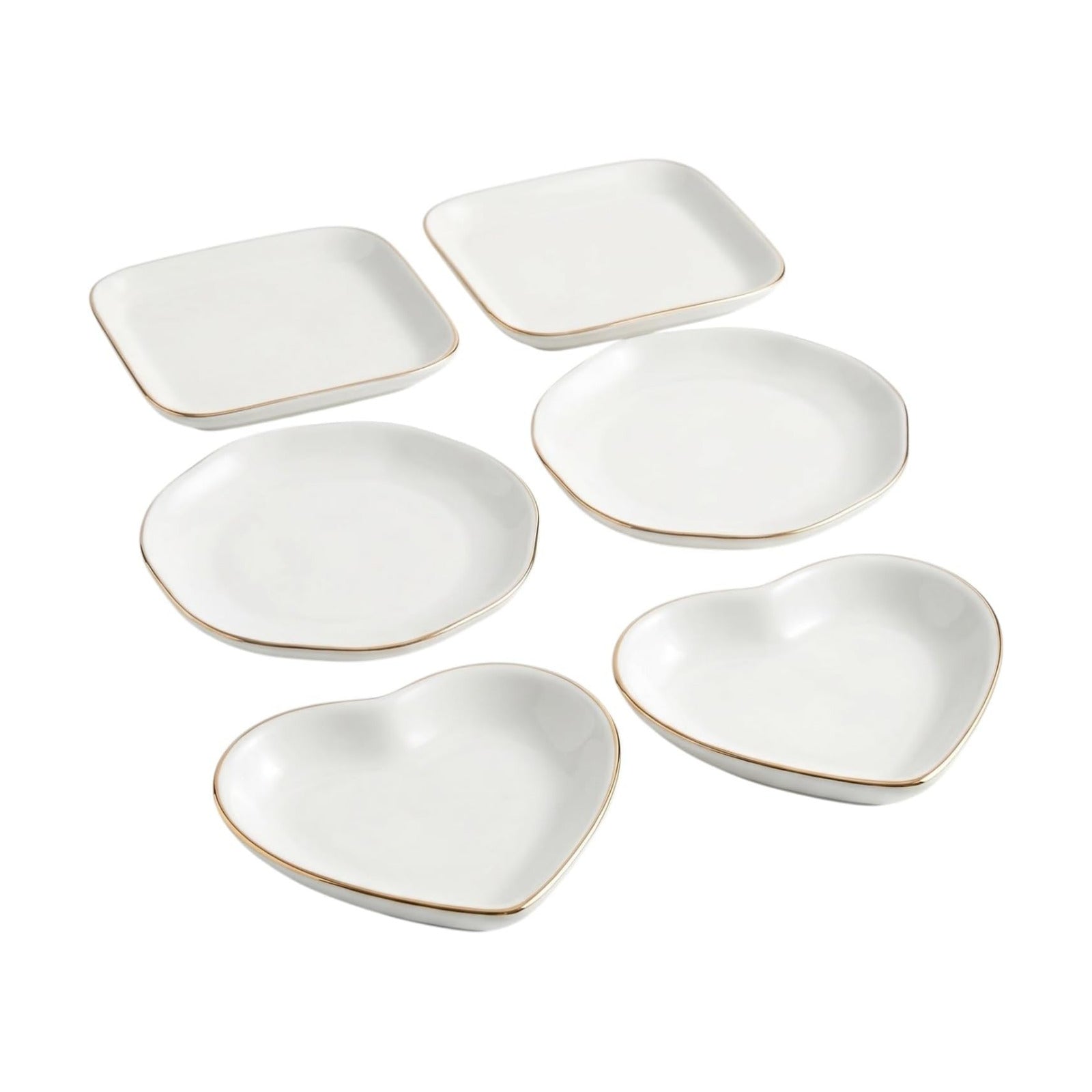 Ceramic Jewelry Tray / Set of 6