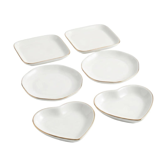 Ceramic Jewelry Tray / Set of 6