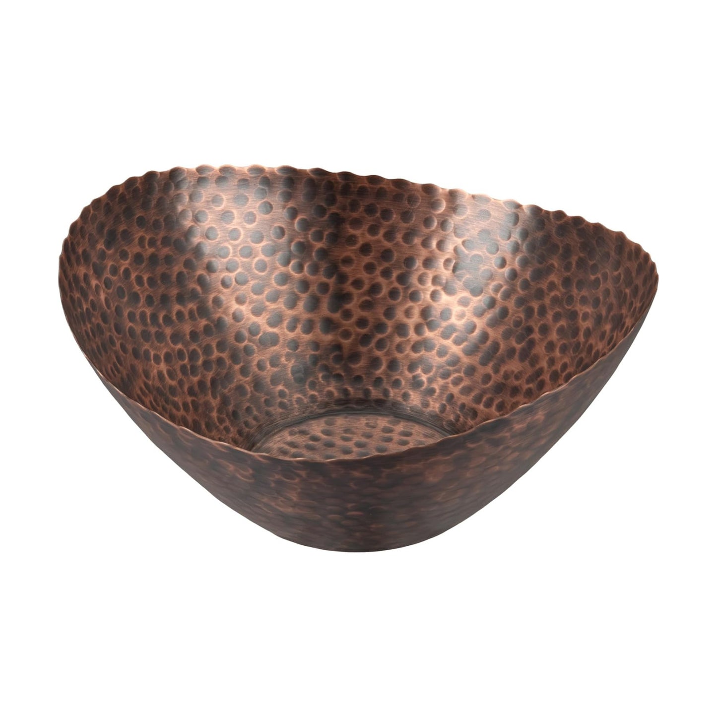 7.5- Hand Hammered Key Bowls for Entryway / 7.5 x 6.75 x 3.5 / Antique Copper Finish