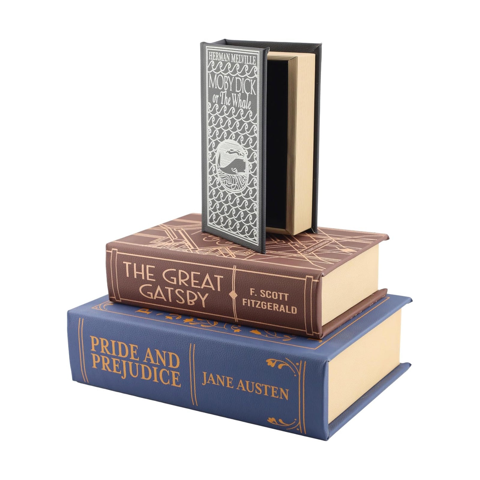 Faux Book Decor Storage / Set of 3