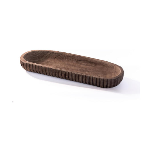 Handmade Wooden Decorative Tray / Natural