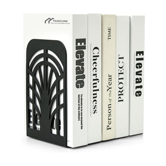 Modern Arch Book End Set / Black