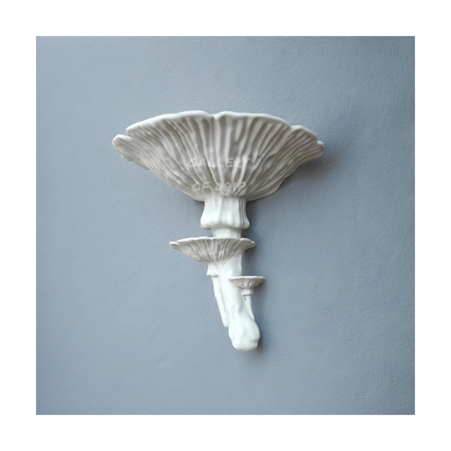 Amanita Mushroom Floating Shelf / White