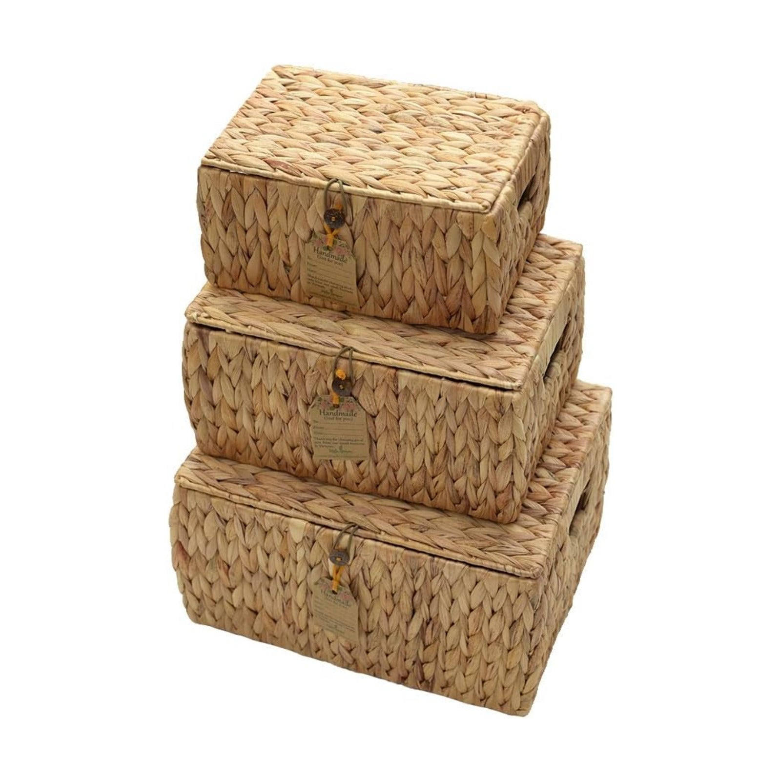 Woven Wicker Basket / Natural / Set of 3