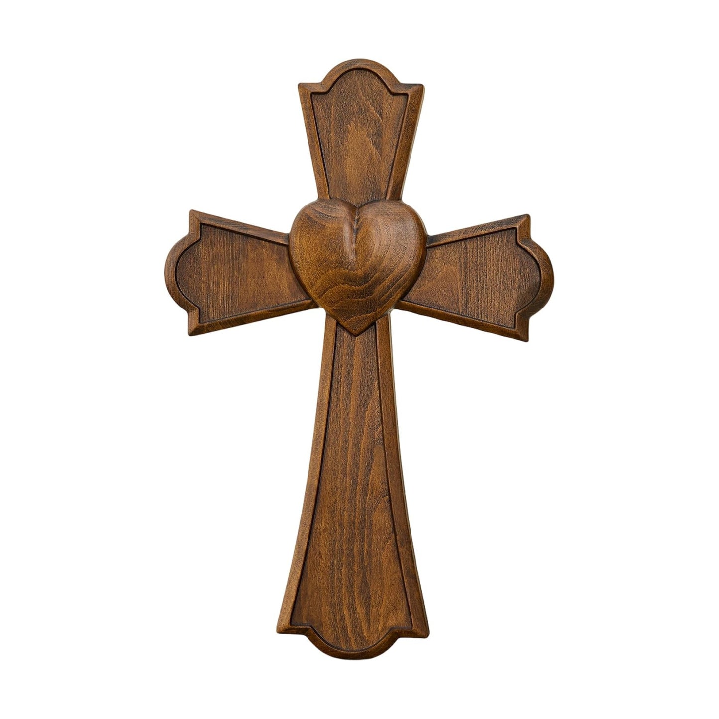 Wooden Wall Cross / 10"L x 6"W / 10 Inch