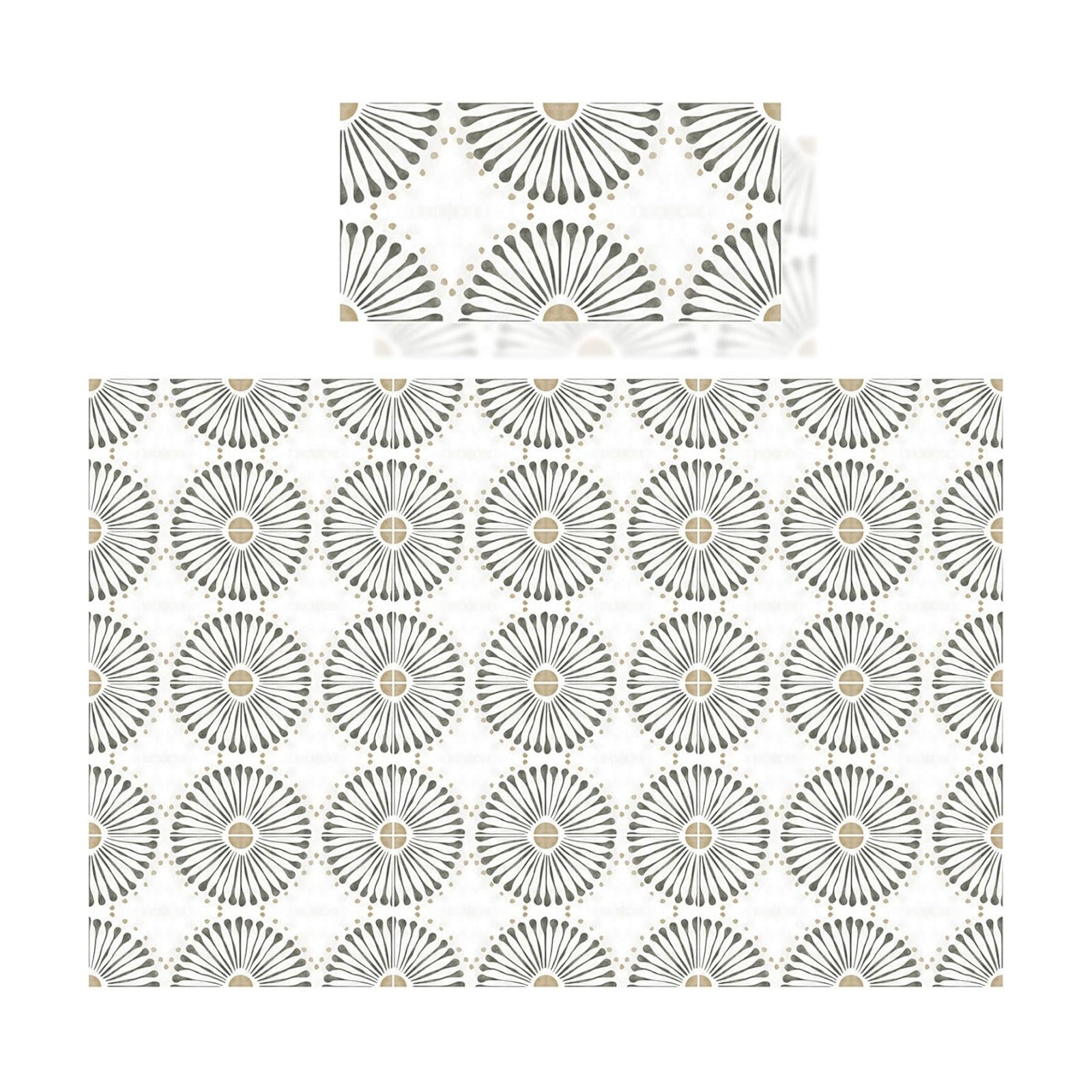 PVC Peel and Stick Tile Decals Decorative Minimalist Tile Stickers Indoor Wall / Style D / Set of 12