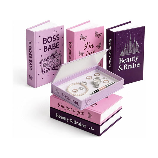 Storage- Faux Book Boxes for Glam Room / Set of 3