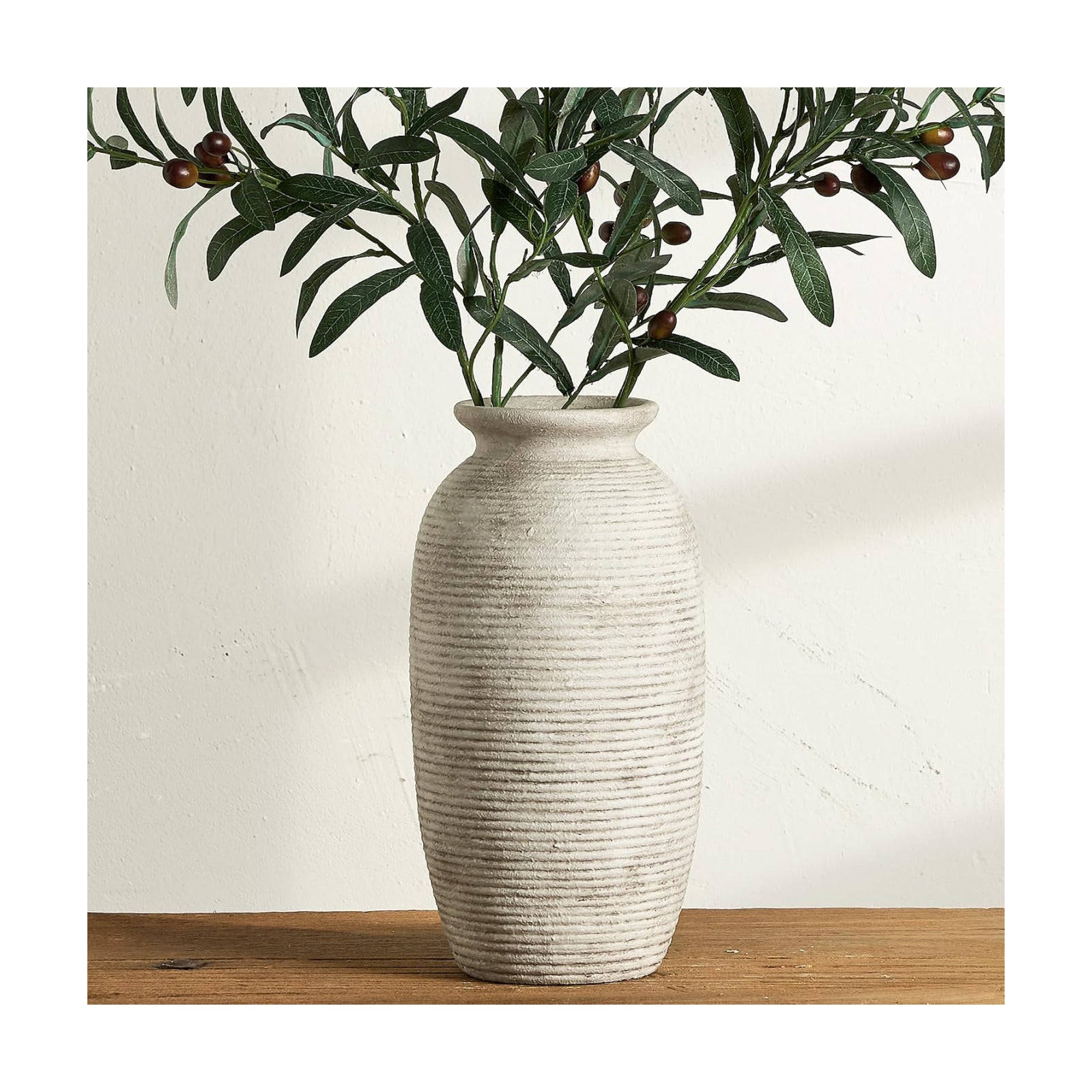 Ceramic Flower Vase / 12.5" - D