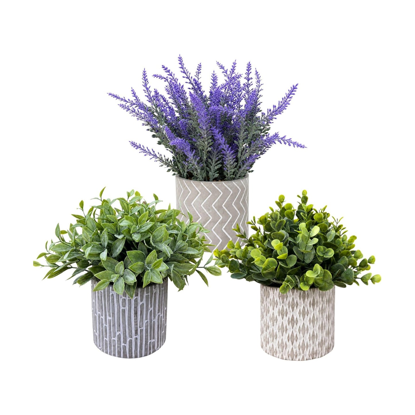Artificial Potted Plants / Set of 3