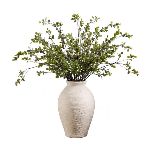 Artificial Ficus Branches 40'' Long Spring Faux Eucalyptus Stems / Classic Style / Green / Set of 6