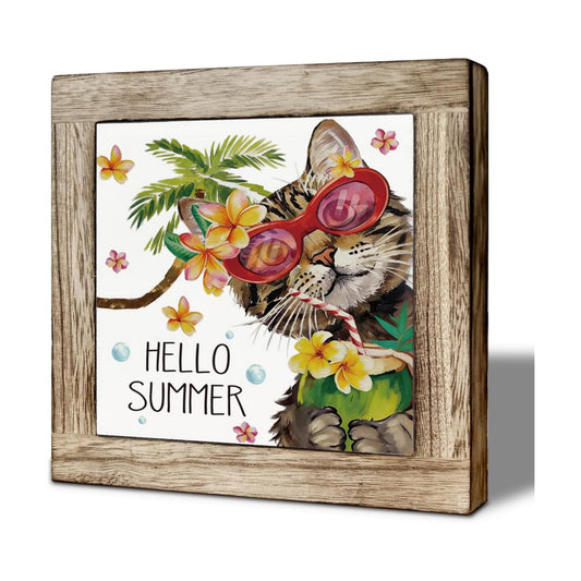Summer Decor Sign Wooden Plaque / Summer 25