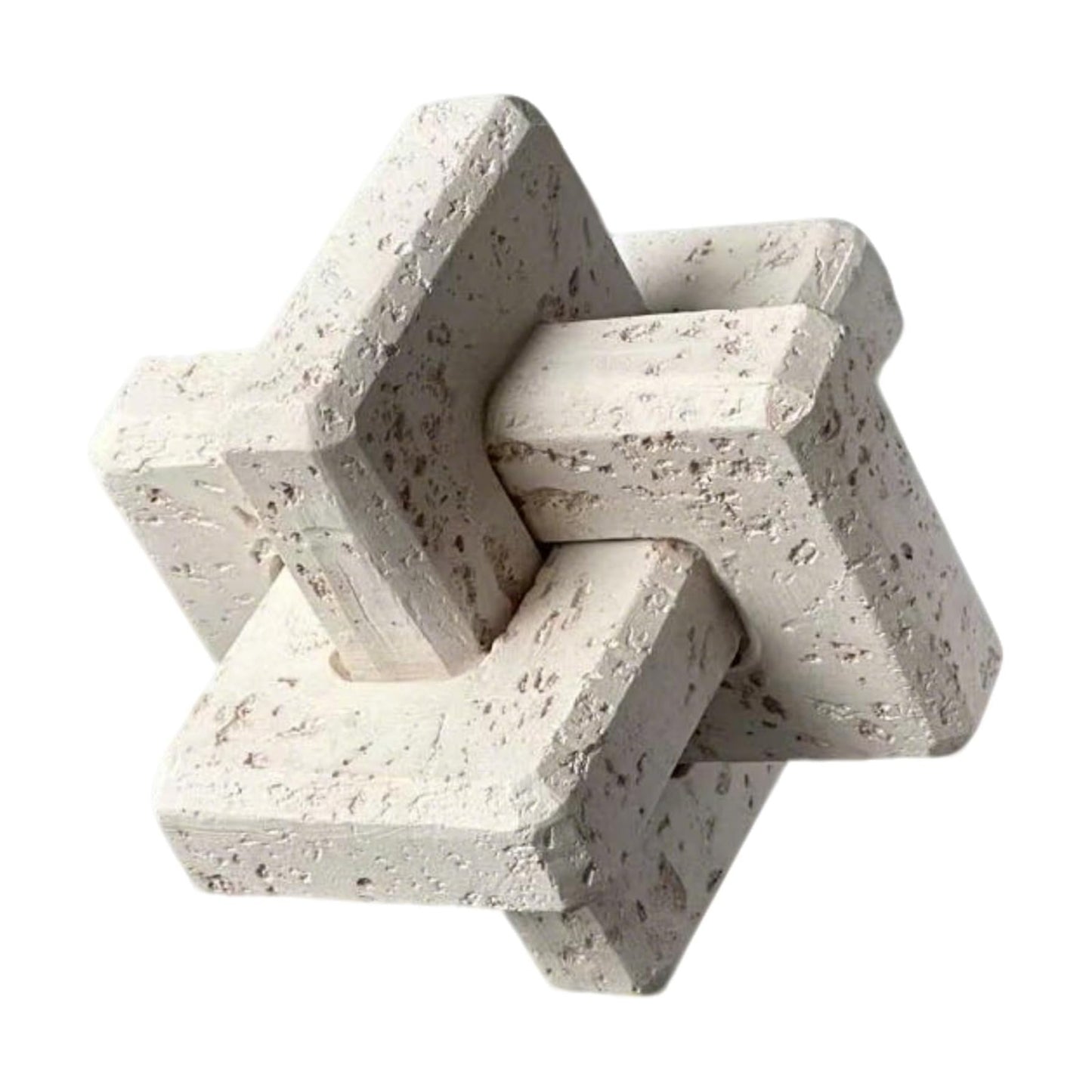 Knot Decor 3 Link / Beige 4.7 Inch