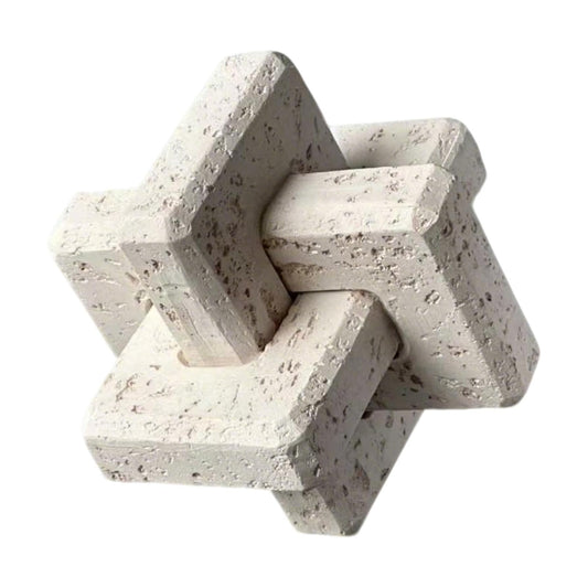 Knot Decor 3 Link / Beige 4.7 Inch