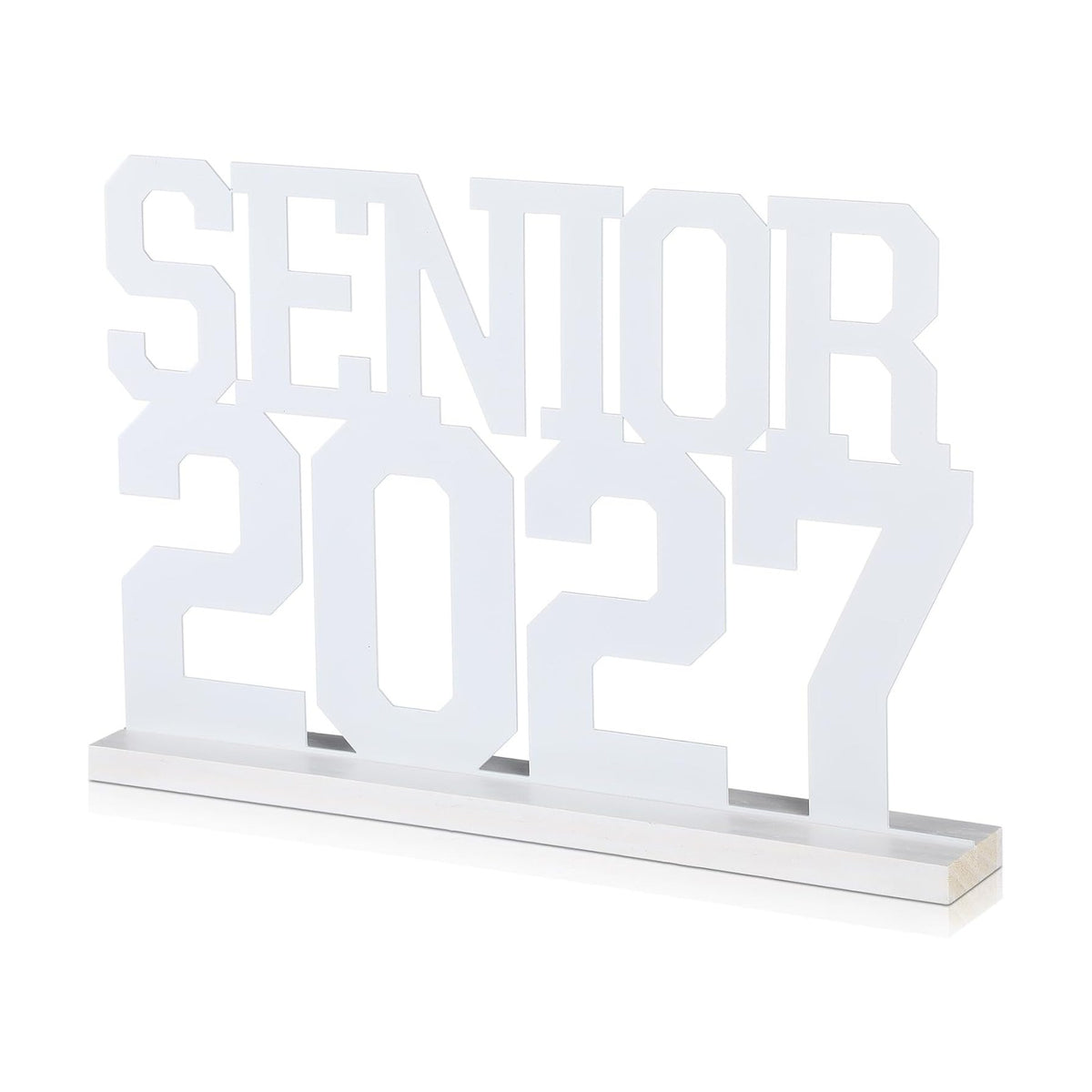 Cinnvoice Senior 2027 Sign Metal Class of 2027 Table Decorations