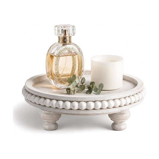 Perfume Organizer & Cupcake / Whitewash