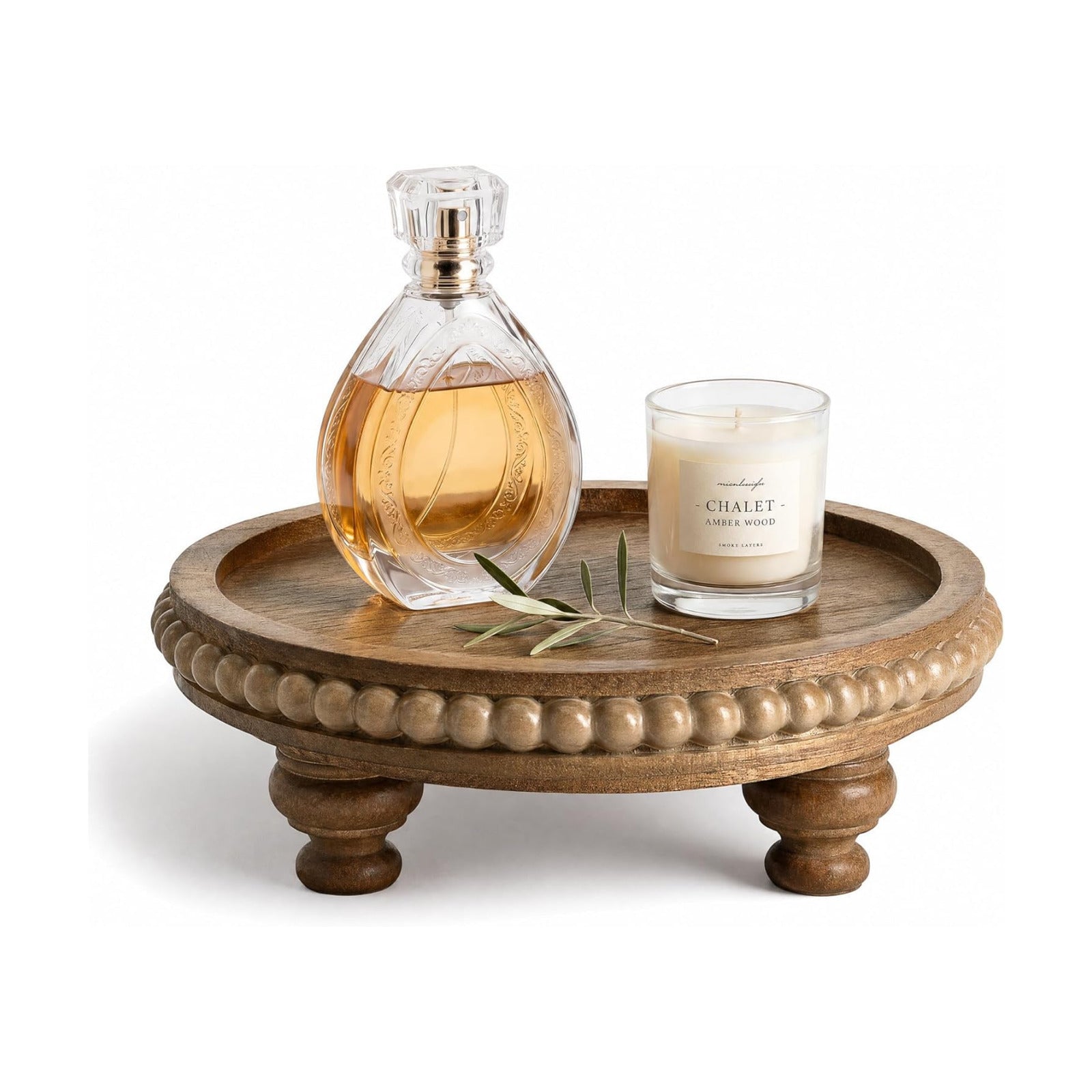 Cake Stand / Perfume Organizer / Brown