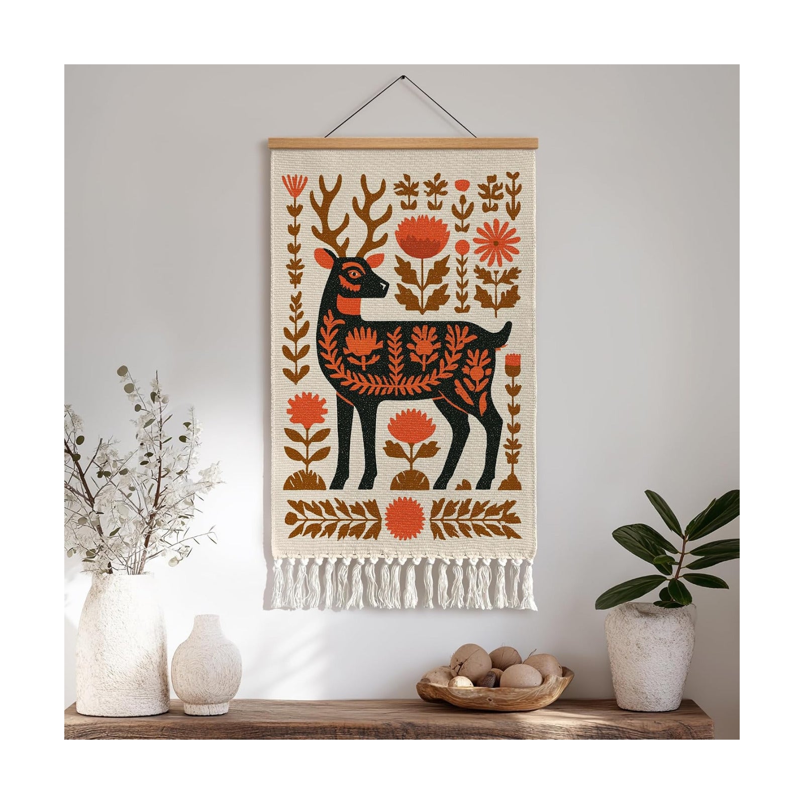 Cotton Woven Tapestry / 19.5 x 31.5 / Set of 14