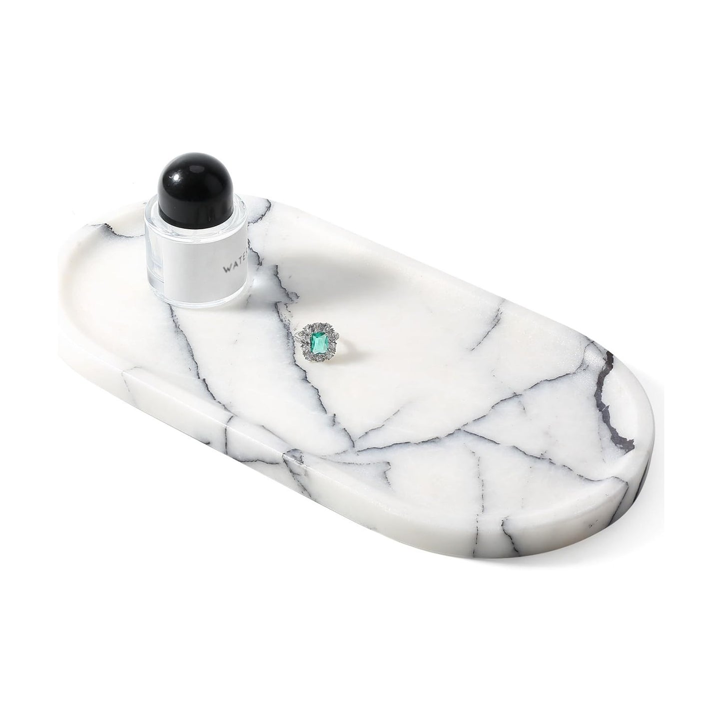 Candles / Marble Tray / Milas Lilac / 12 x 6 x 0.8 / Natural