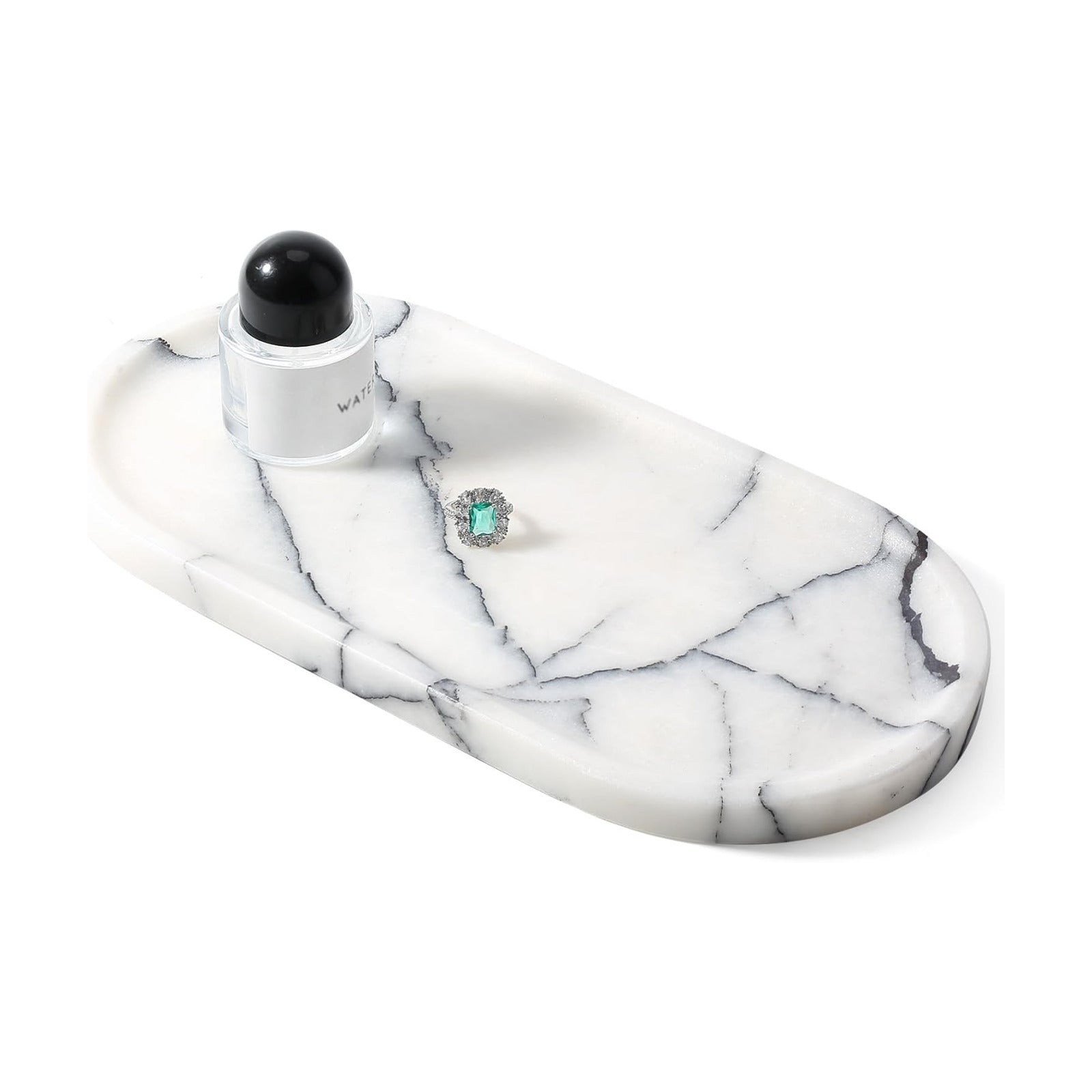 Candles / Marble Tray / Milas Lilac / 12 x 6 x 0.8 / Natural