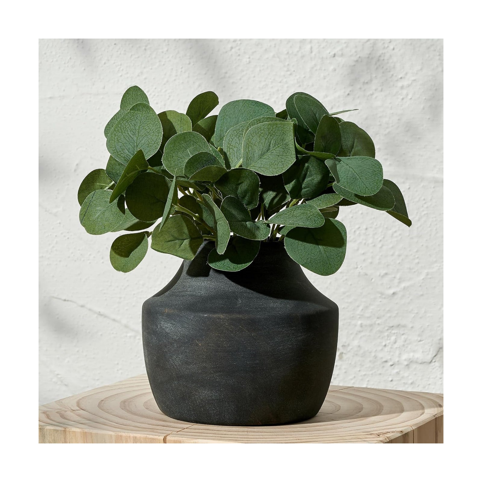 Pottery Farmhouse Rustic Vase / 106-black Bronze / 5.39 Inch
